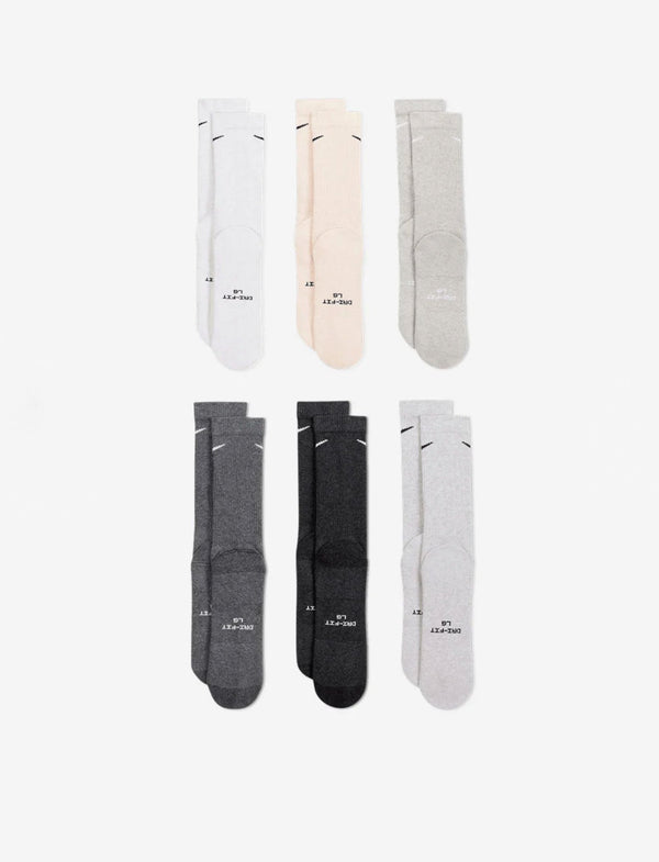 Nike Everyday Elevated Crew Socks (6 Pairs) -גרביים - Socks