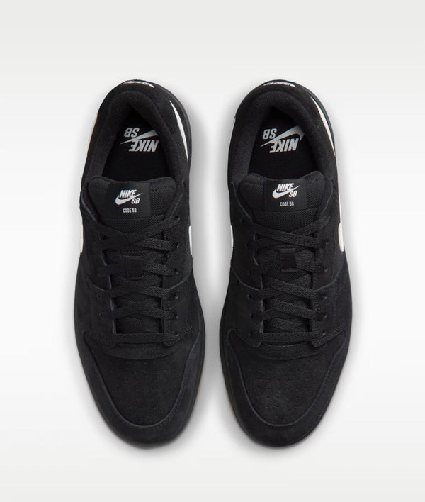 Nike SB Code 58 Pale - Black/Black/Gum Light Brown/Summit White-Pre Order(מגיע 30.8) - Sneakers