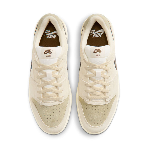 Nike SB Code 58 Pale Ivory / Dark Hazel-Lt Khaki-Muslin - Sneakers