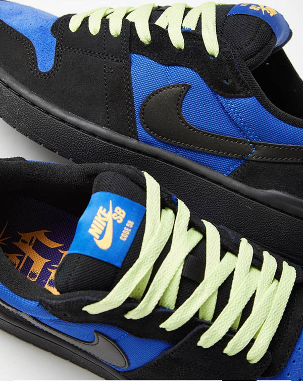 Nike SB Code 58 Skate Shoes - Racer Blue/Black-Black-Lt Lemon Twist Pre Order - Sneakers
