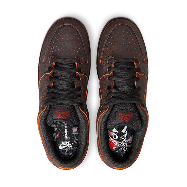 Nike SB Dunk Low Pro Premium - DK Smoke Grey / Campfire Orange "Krampus" PREORDER - Sneakers