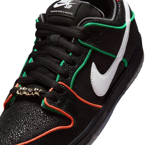 Nike SB Dunk Low Pro x Bronx Girls Skate Black and Challenge Red PREORDER - Sneakers
