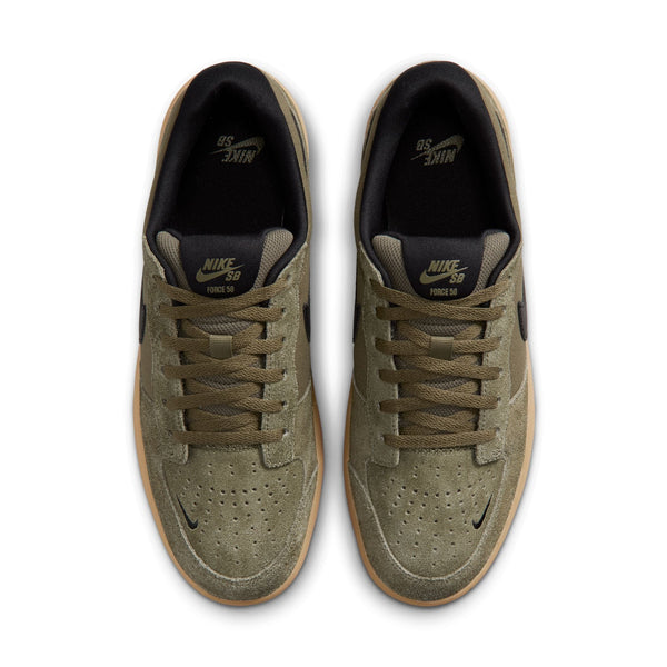 Nike SB Force 58 Medium Olive Gum Light Brown PREORDER - Sneakers