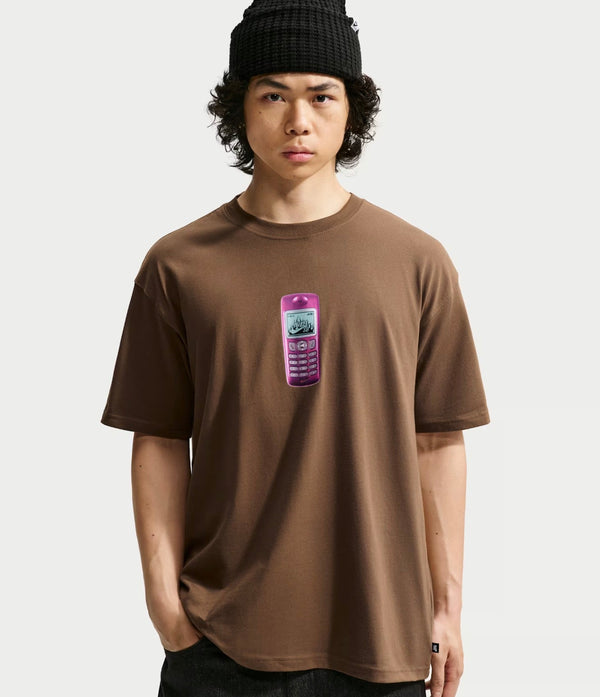 Nike SB Skate T-Shirt Phone - Brown -