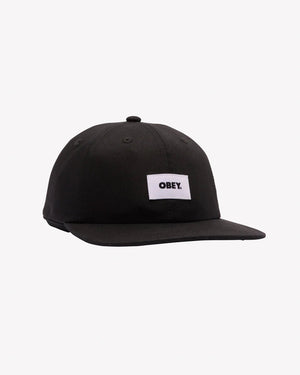 Obey Bold Organic 6 Panel Strapback Hat - Hat