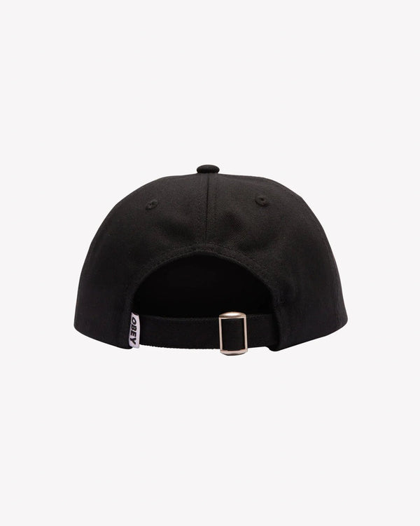 Obey Bold Organic 6 Panel Strapback Hat - Hat