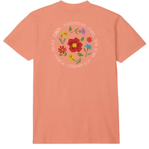 Obey City Flowers Classic Citrus T - Shirt - T - Shirt