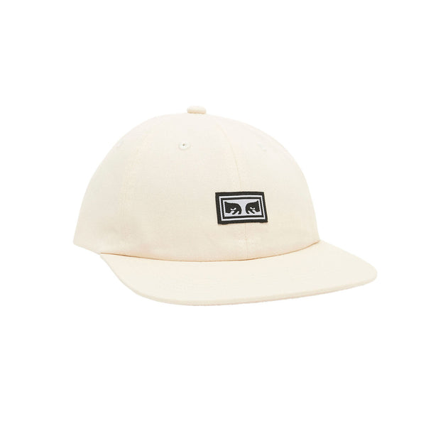 Obey Icon Eyes 6 Panel Strapback II Unbleached Hat - Hat