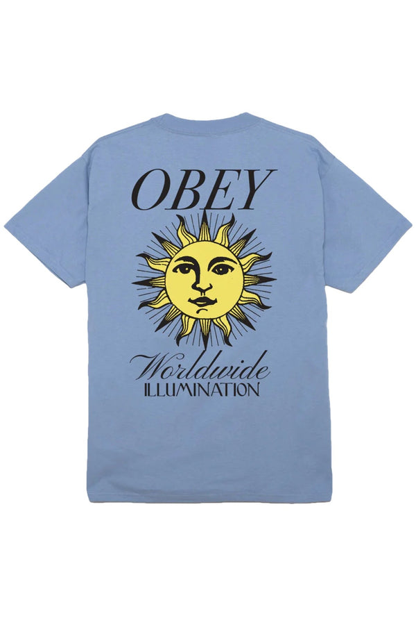 Obey Illumination Digital Violet T - Shirt - T - Shirt