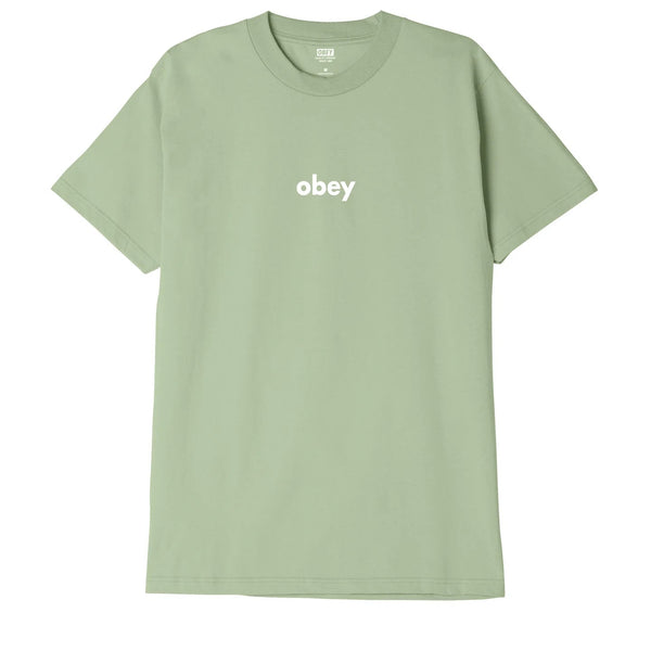 Obey Lower Case II Classic Cucumber T - Shirt - T - Shirt