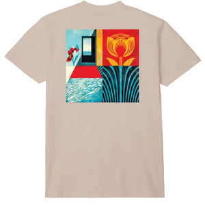 Obey Mod Desert Today Classic Sand T - Shirt - T - Shirt