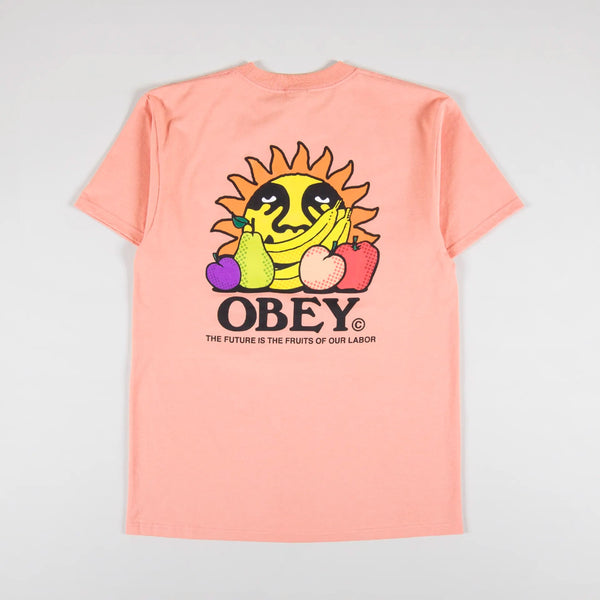 Obey The Future Is The Fruits Of Our Labor Citrus T Shirt - T - Shirt