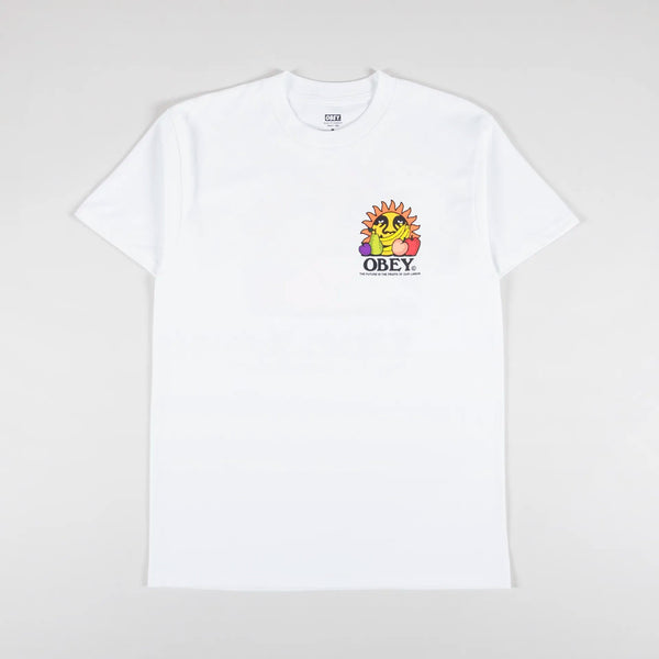 Obey The Future Is The Fruits Of Our Labor White T Shirt - T - Shirt