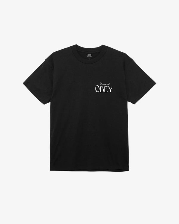 Obey Vacation Classic Black T - Shirt - T - Shirt