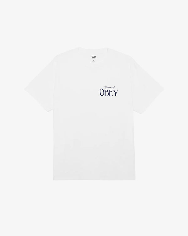 Obey Vacation Classic White T - Shirt - T - Shirt