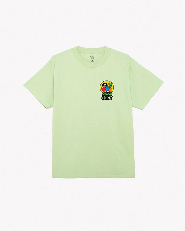 Obey Was Here Classic Cucumber T - Shirt - T - Shirt