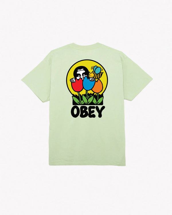 Obey Was Here Classic Cucumber T - Shirt - T - Shirt