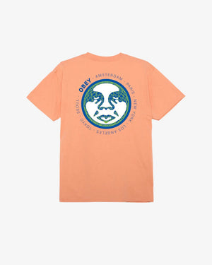 Obey Wire Icon Classic Citrus T - Shirt - T - Shirt