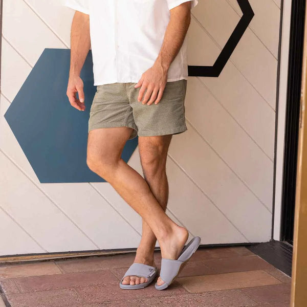 Reef Phantom Slab Grey White כפכפי ריף לגברים - Flip Flop