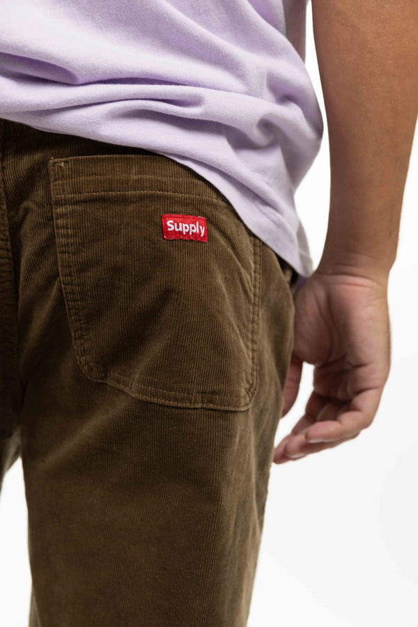 Supply Baggy Corduroy - Brown - Pants