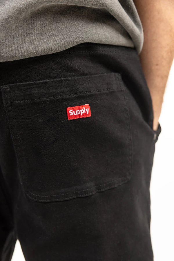 Supply Baggy Jeans - Black - Pants