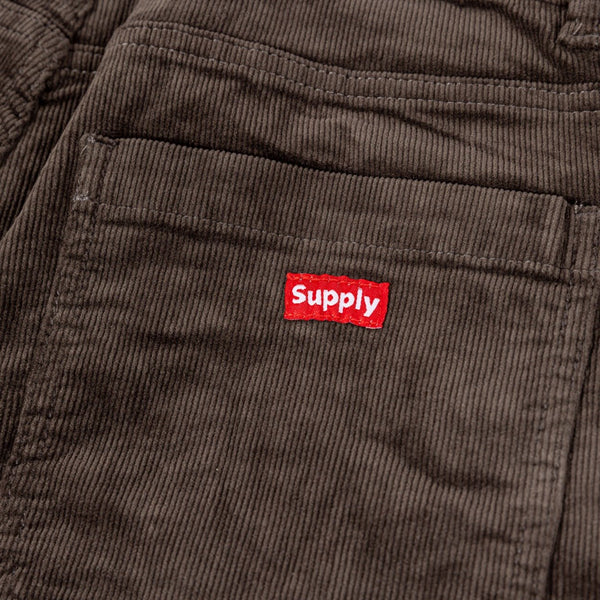 Supply Brown Short Cord Baggy - Pants