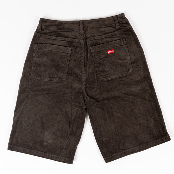 Supply Brown Short Cord Baggy - Pants