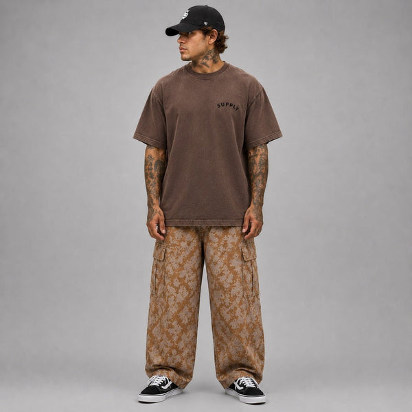 SUPPLY Bulldog Tee - Espresso - T-Shirt