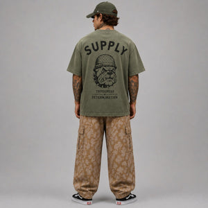 SUPPLY Bulldog Tee - Military Green - T-Shirt