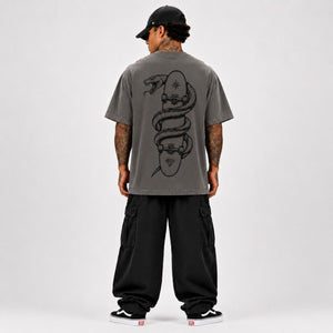 SUPPLY Cobra Tee - Pepperאפור בהיר יותר - T-Shirt