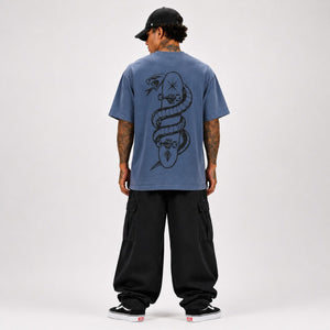 SUPPLY Cobra Tee - Vintage Blue - T-Shirt