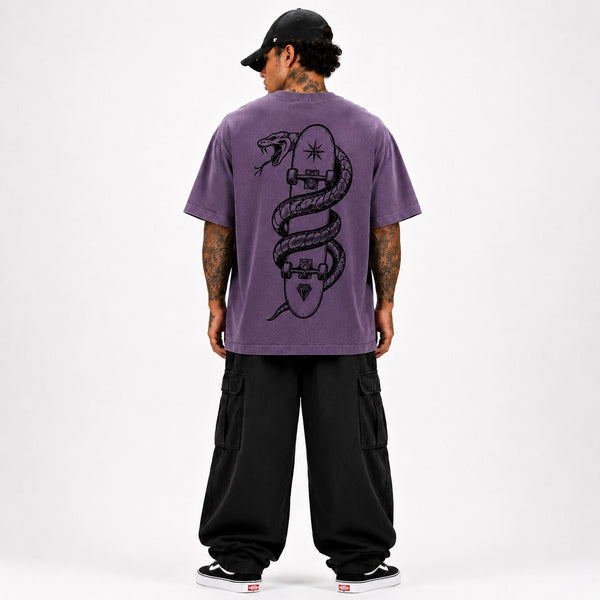 SUPPLY Cobra Tee - Vintage Purple - T-Shirt