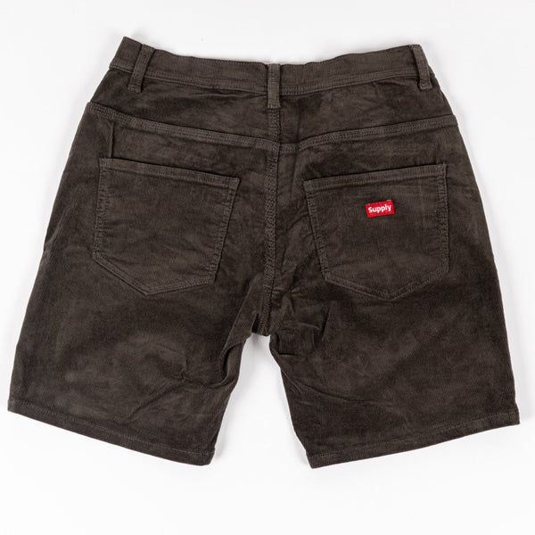 Supply Dark Grey Short Corduroy - Pants