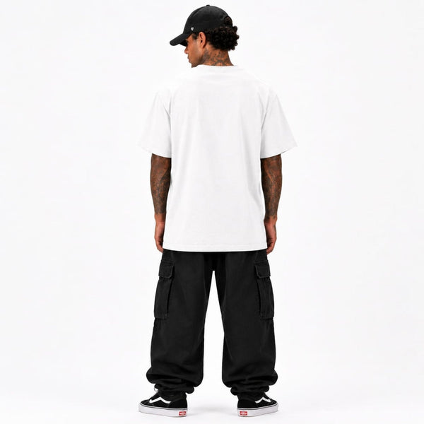 SUPPLY Gothic Logo Tee - Vintage White - T-Shirt