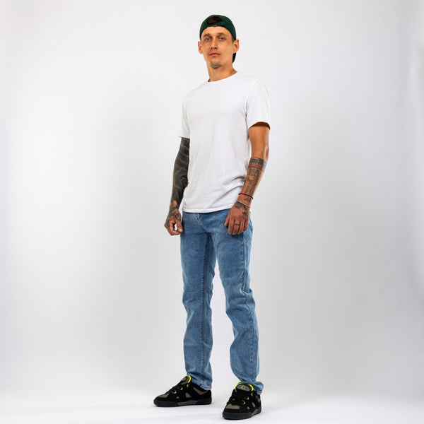 Supply Light Blue Straight Jeans - Pants