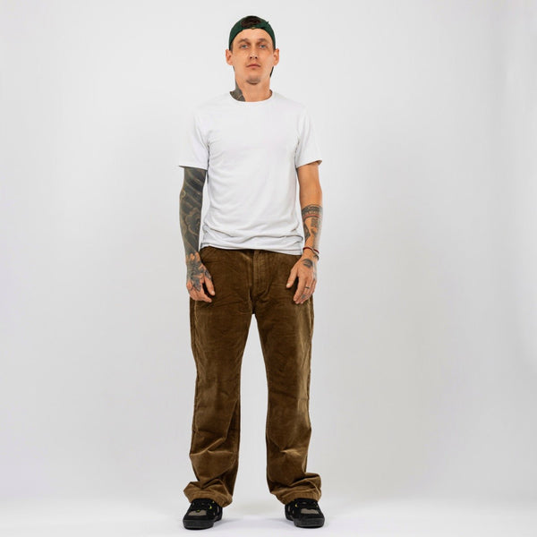 Supply Light Brown Corduroy Baggy - Pants