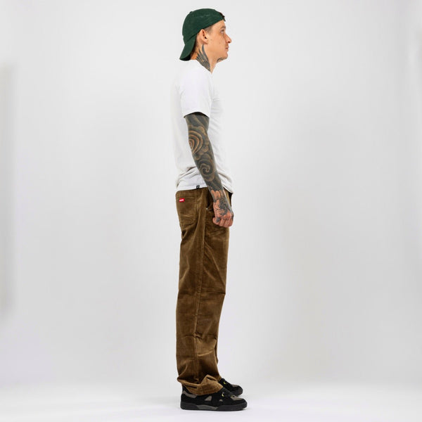 Supply Light Brown Corduroy Baggy - Pants