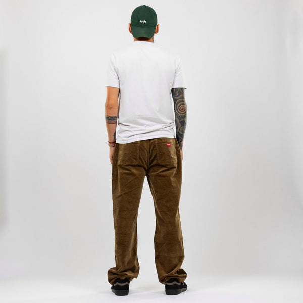 Supply Light Brown Corduroy Baggy - Pants