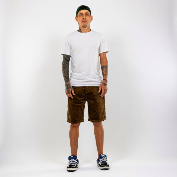 Supply Light Brown Short Cord Baggy - Pants