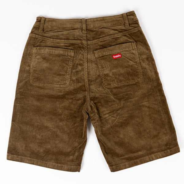 Supply Light Brown Short Cord Baggy - Pants