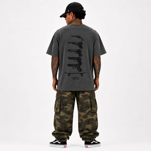SUPPLY Pistol Evolution Pigment Dyed T-Shirt - Pepper - T-Shirt