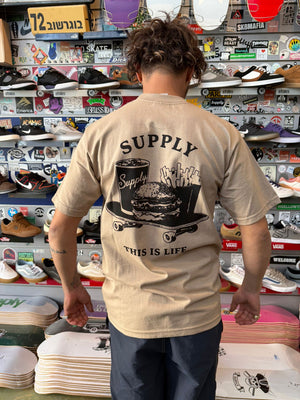 Supply Print T-Shirt Burger - T-Shirt