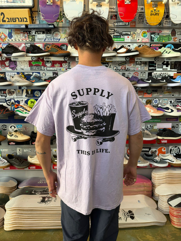 Supply Print T-Shirt Burger - T-Shirt