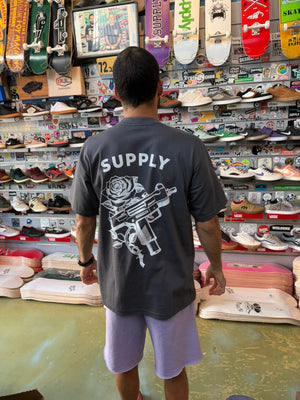 Supply Print T-Shirt Flower Gun - T-Shirt