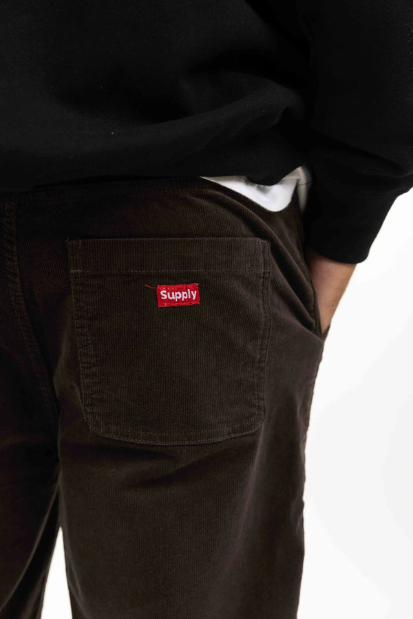 Supply Short Baggy Corduroy - Grey - Pants