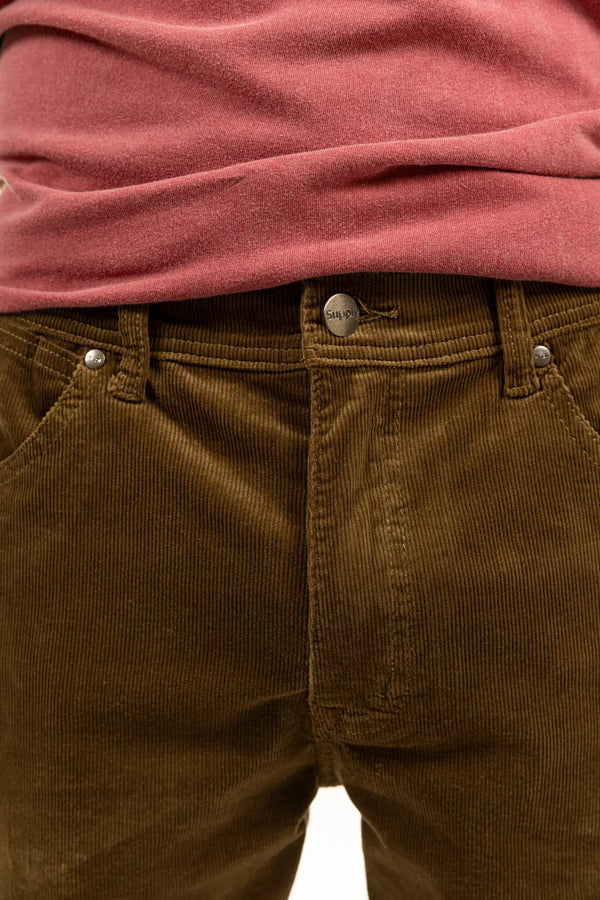 Supply Short Corduroy - Brown - Pants