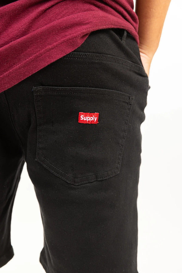 Supply Short Jeans - Black - Pants