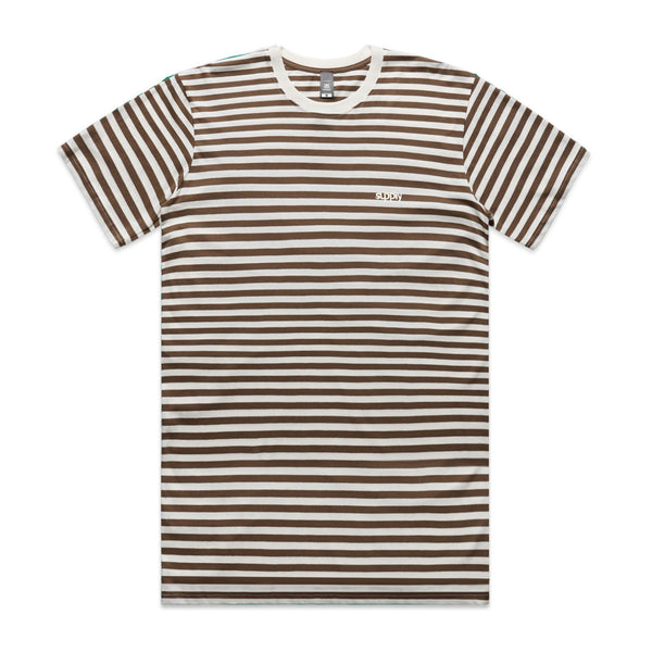 Supply Staple Stripe Tee || Natural White - T - Shirt