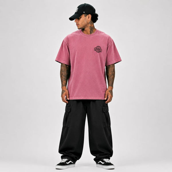 SUPPLY Worldwide Tee - Crimson - T-Shirt