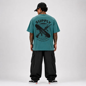 SUPPLY Worldwide Tee - Vintage Green - T-Shirt